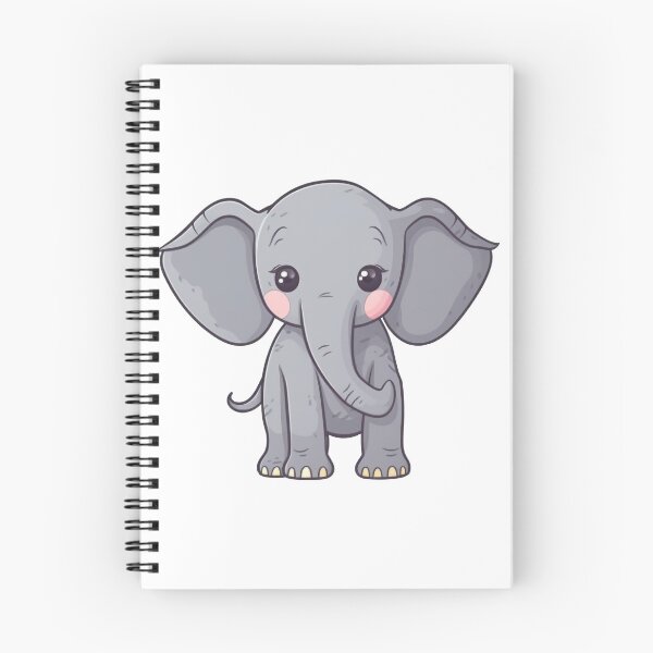 Item preview, Elefante Lindo Animal Africano Dibujado A Mano Ilustración designed and sold by Cutepix.