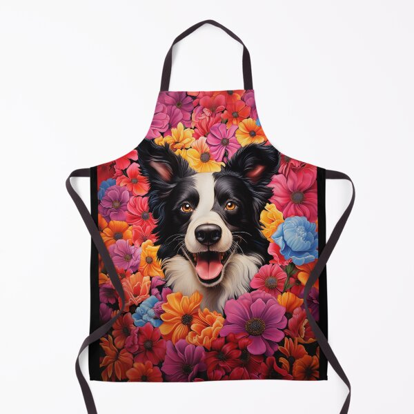 Item preview, Border Collie in flowers designed and sold by PetsArt.