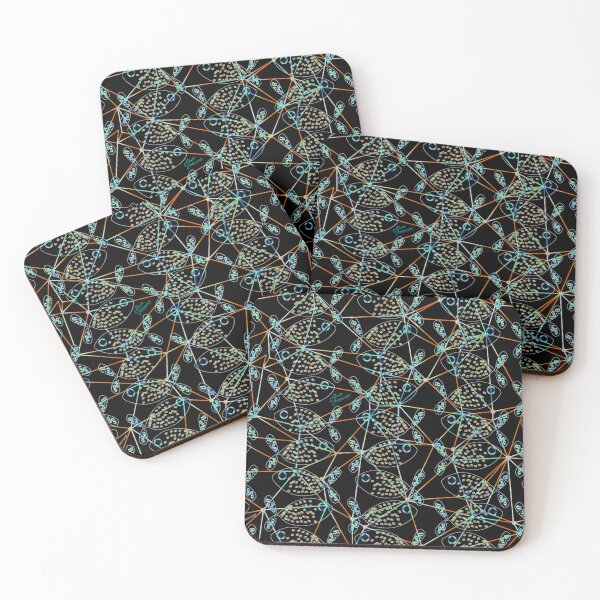 Item preview, Netted Fishies - Blue Reverse designed and sold by Fluid Artzworx.