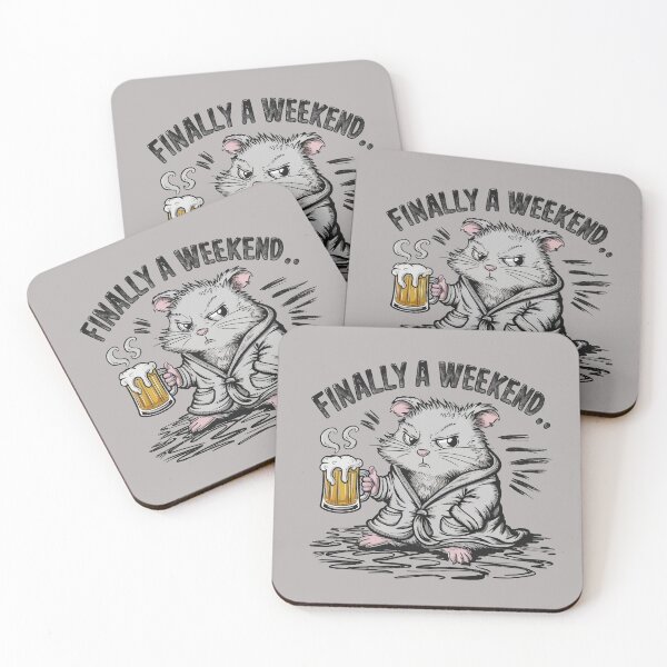 Item preview,  “Relax with my weekend offer: a cozy hamster with a steaming mug of beer!” designed and sold by Gadget80.
