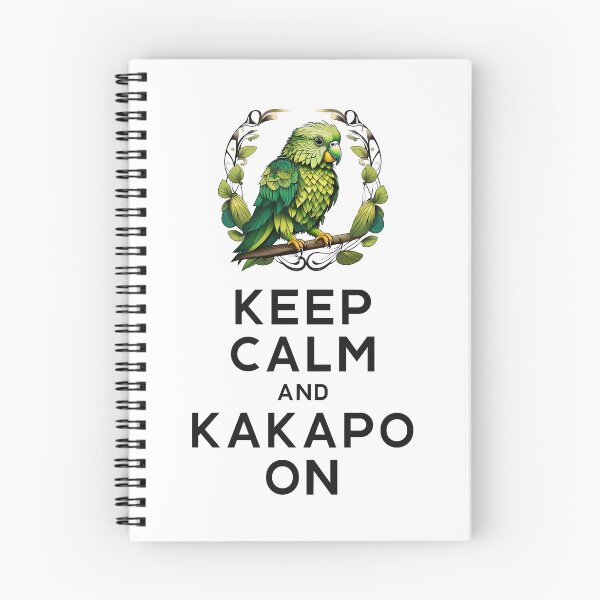 Item preview, Keep Calm And Kakapo On: Funny New Zealand Parrot designed and sold by DreamCraze.