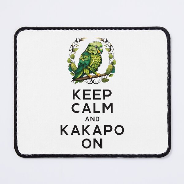 Item preview, Keep Calm And Kakapo On: Funny New Zealand Parrot designed and sold by DreamCraze.