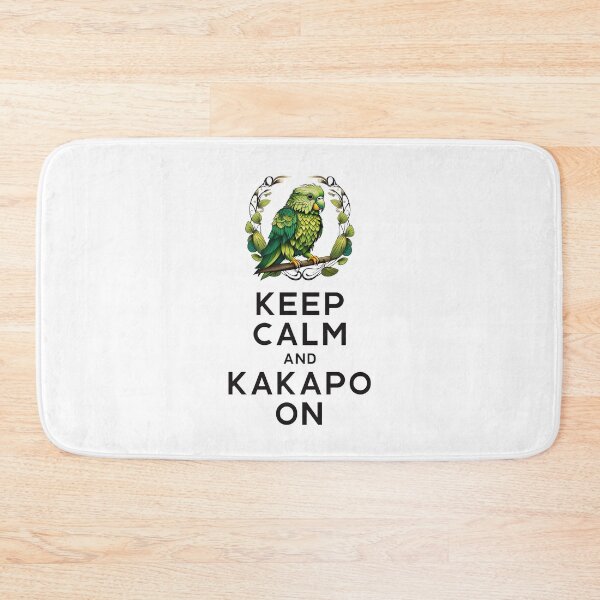 Item preview, Keep Calm And Kakapo On: Funny New Zealand Parrot designed and sold by DreamCraze.