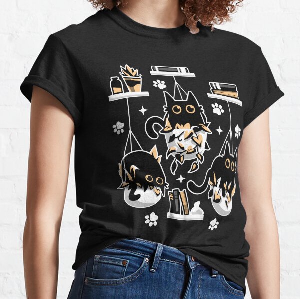 Item preview, Kittens In Plant Pots - Cute Black Cats designed and sold by Snouleaf.