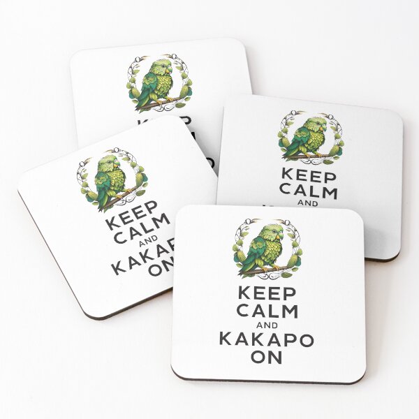 Item preview, Keep Calm And Kakapo On: Funny New Zealand Parrot designed and sold by DreamCraze.