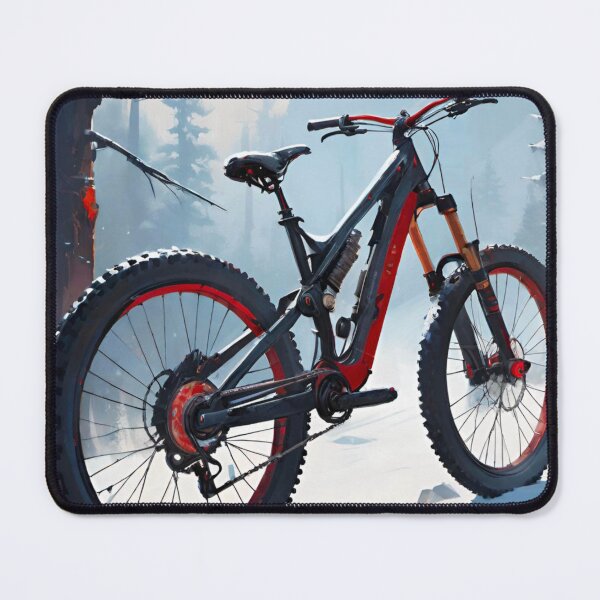 Item preview, Frozen Trails: MTB Adventure in the Winter Woods designed and sold by GrizzlyCollective.
