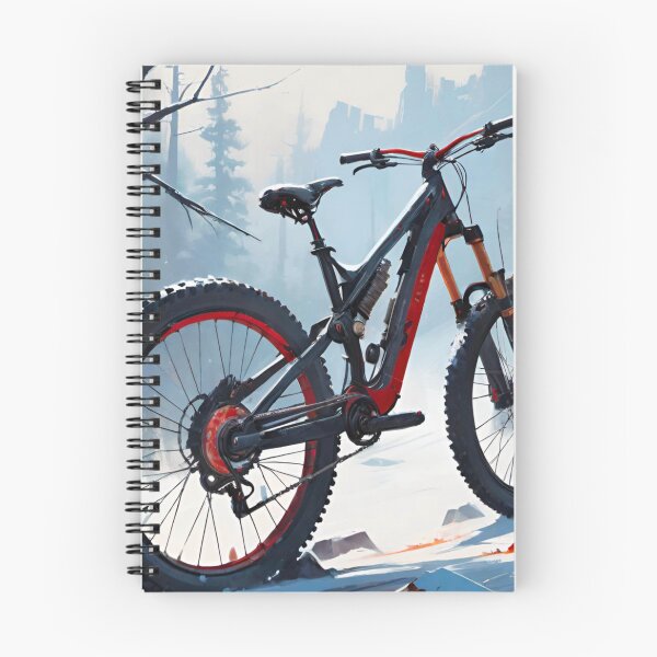 Item preview, Frozen Trails: MTB Adventure in the Winter Woods designed and sold by GrizzlyCollective.