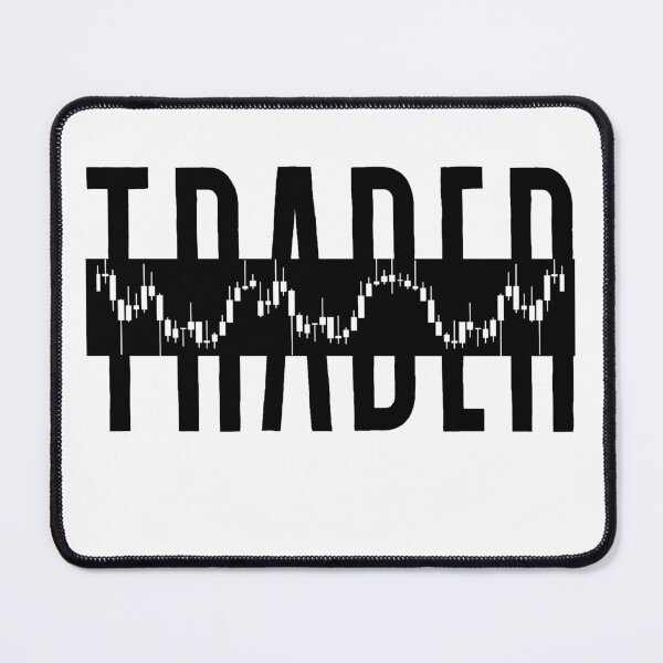 Item preview, Trader With Trading Chart Over Black Label designed and sold by SrSCreative.