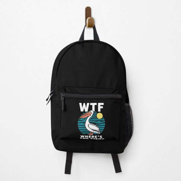 Item preview, WTF Where's the Fish Pelican funny fishing designed and sold by Gerald Waters.