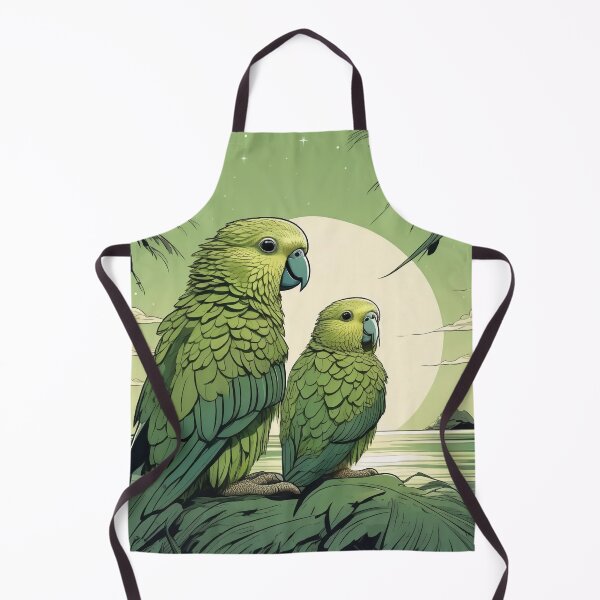 Item preview, Kakapo Couple: New Zealand Love Birds designed and sold by DreamCraze.