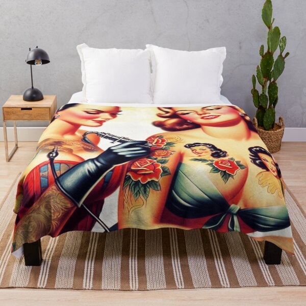 Item preview, Hot Tattoo Pin-ups designed and sold by PulpVintage.