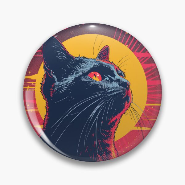 Item preview, Retrofuturistic Dreams: Cat Portrait designed and sold by Artful-Adam.