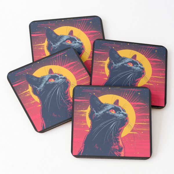 Item preview, Retrofuturistic Dreams: Cat Portrait designed and sold by Artful-Adam.