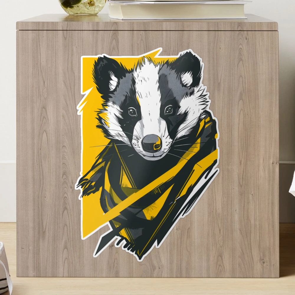 How To Draw A Hufflepuff Badger