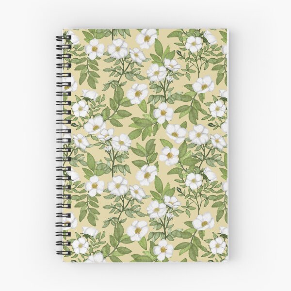 Item preview, Seamless white blossoms designed and sold by pinkyfish1010.