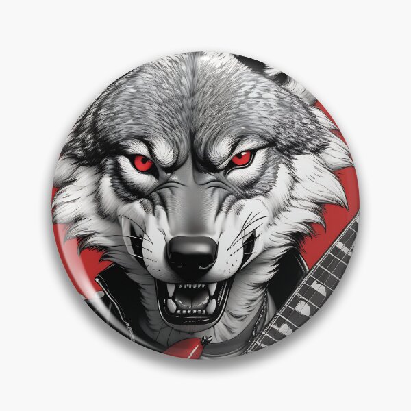 Item preview, Hardrock Wolf: Guitarist designed and sold by IAmagineFR.