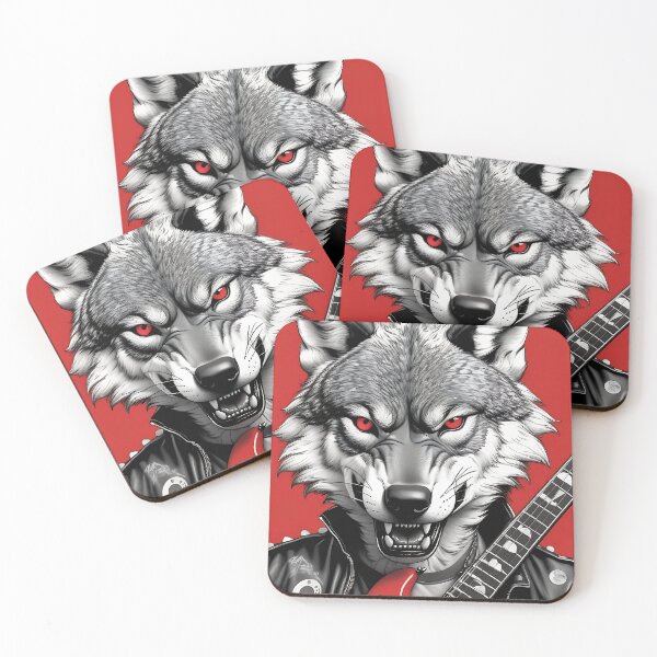 Item preview, Hardrock Wolf: Guitarist designed and sold by IAmagineFR.