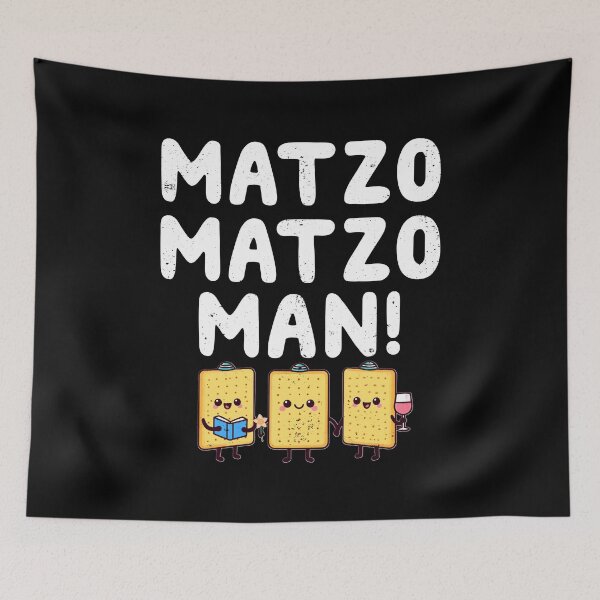 Item preview, Jewish Seder Happy Passover Matzo Man Pesach Party designed and sold by elderberry.
