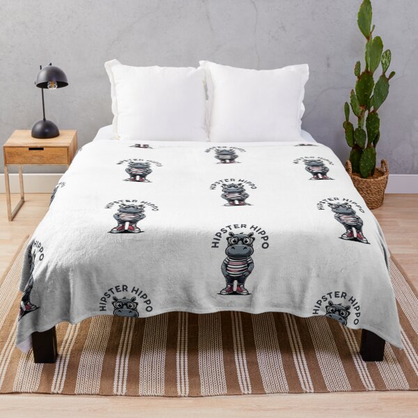 Item preview, Hipster Hippo designed and sold by VibeStyleShop.