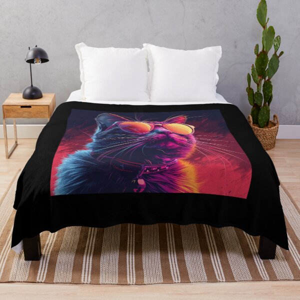 Item preview, Fancy Cat in Vaporwave Aesthetics designed and sold by Artful-Adam.