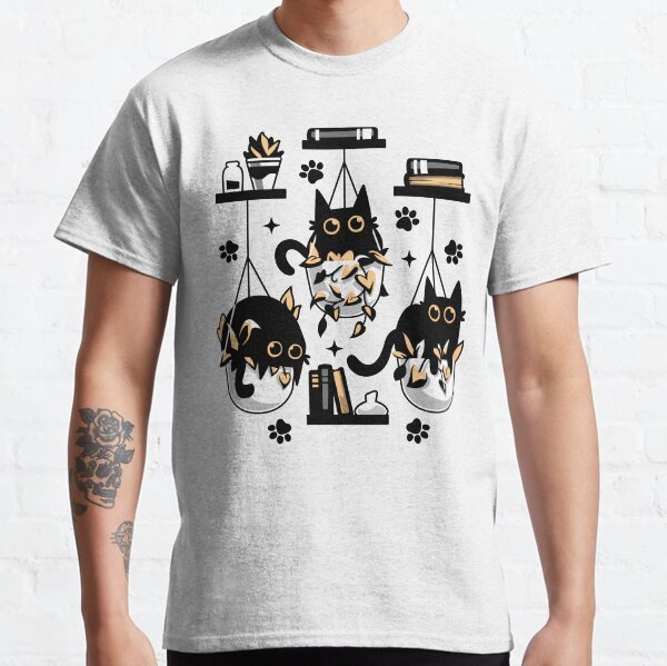 Item preview, Kittens In Plant Pots - Cute Black Cats designed and sold by Snouleaf.