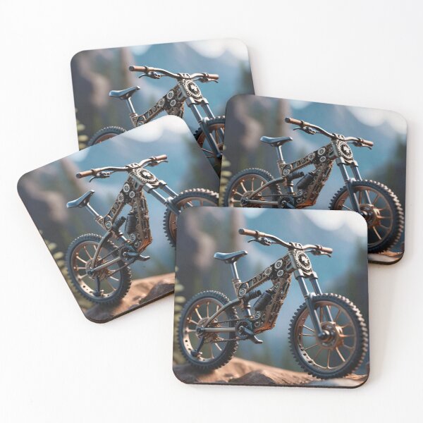 Item preview, Silent Sentinel: Silver MTB Trophy in the Forest designed and sold by GrizzlyCollective.