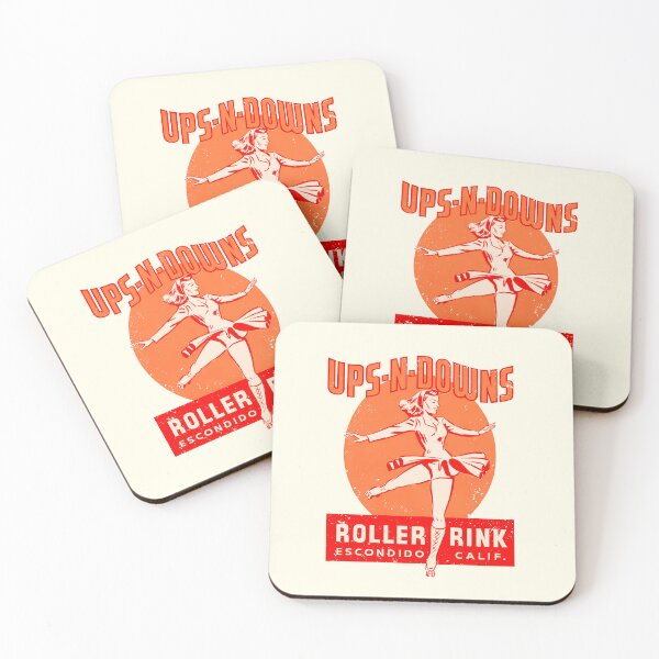 Item preview, 1950s Ups n Downs California Roller Rink designed and sold by retropetrol.