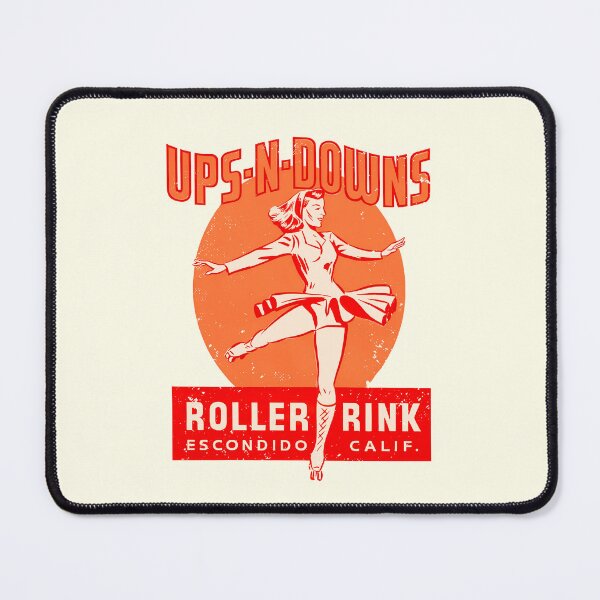 Item preview, 1950s Ups n Downs California Roller Rink designed and sold by retropetrol.