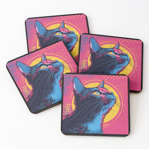Item preview, Futurwave Feline: Cybernetic Cat Dreams designed and sold by Artful-Adam.