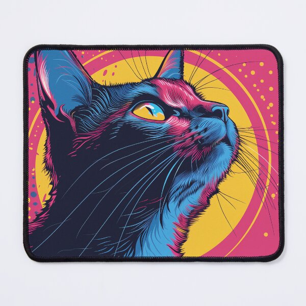 Item preview, Futurwave Feline: Cybernetic Cat Dreams designed and sold by Artful-Adam.