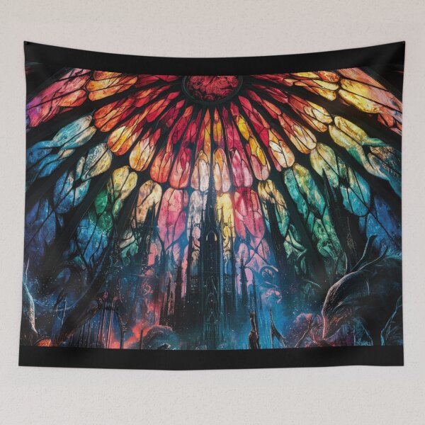 Item preview, Dark Stained Glass designed and sold by HowMonkeyShop.