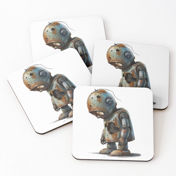 Item preview, Sad Robot designed and sold by Angry Swan Designs.