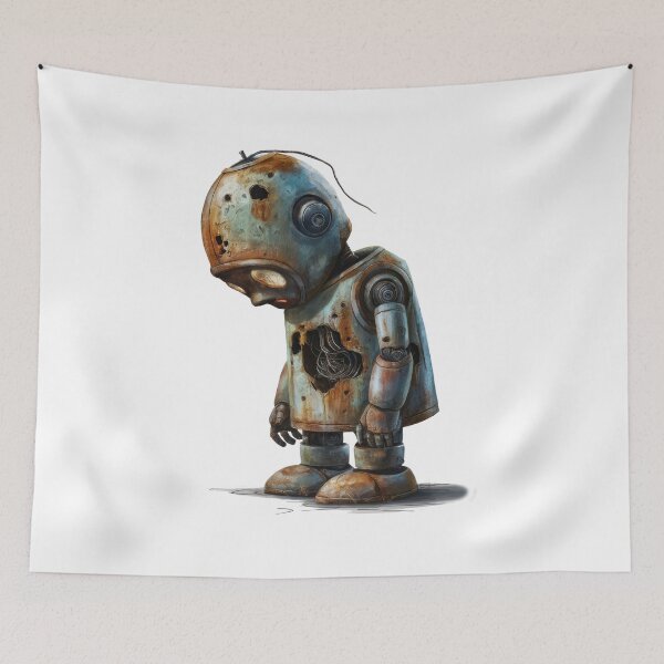 Item preview, Sad Robot designed and sold by Angry Swan Designs.