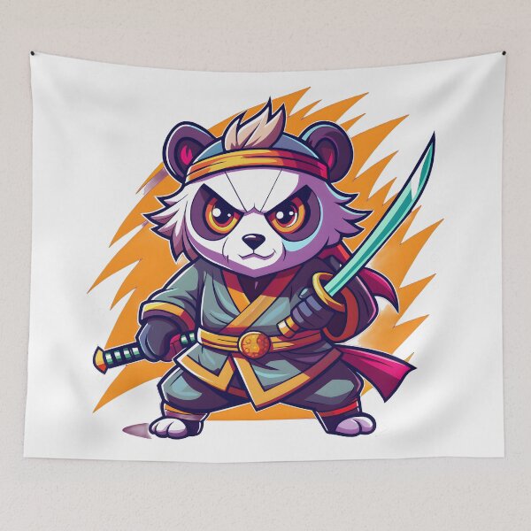 Item preview, ninja panda designed and sold by Arextr.
