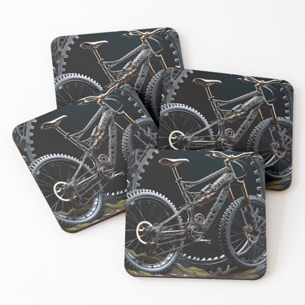 Item preview, Stealthy Precision: Dark Sleek MTB Design designed and sold by GrizzlyCollective.