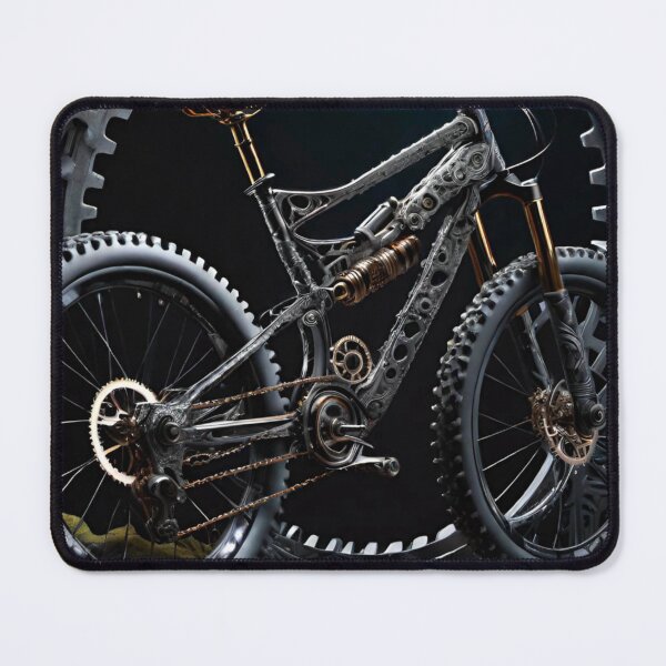 Item preview, Stealthy Precision: Dark Sleek MTB Design designed and sold by GrizzlyCollective.