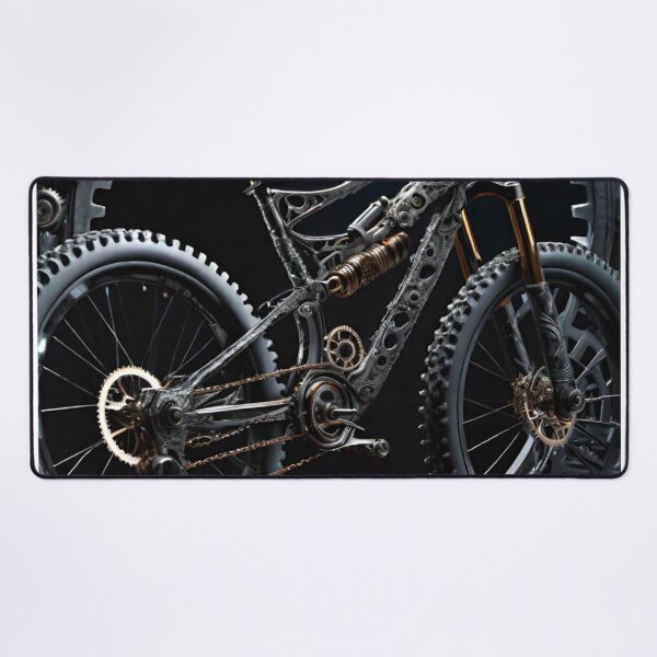 Item preview, Stealthy Precision: Dark Sleek MTB Design designed and sold by GrizzlyCollective.