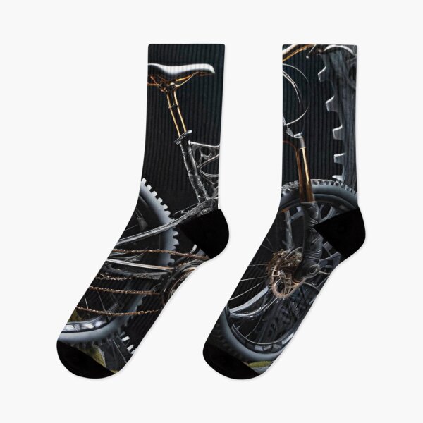 Item preview, Stealthy Precision: Dark Sleek MTB Design designed and sold by GrizzlyCollective.