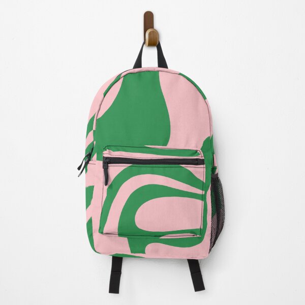 Item preview, Retro Liquid Swirl Abstract 2 in Pink and Green designed and sold by kierkegaard.