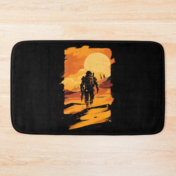 Item preview, Marine Trekking on Mars - Sunset - Scifi designed and sold by Fenay Designs.