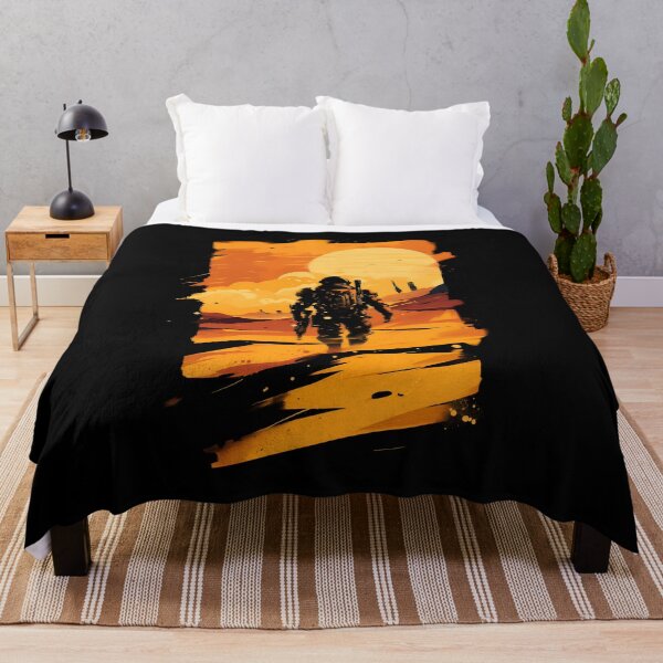 Item preview, Marine Trekking on Mars - Sunset - Scifi designed and sold by Fenay Designs.
