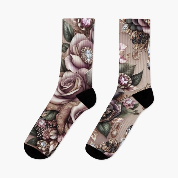 Item preview, Mauve & Black Jewels & Roses designed and sold by DesignsByPrnces.