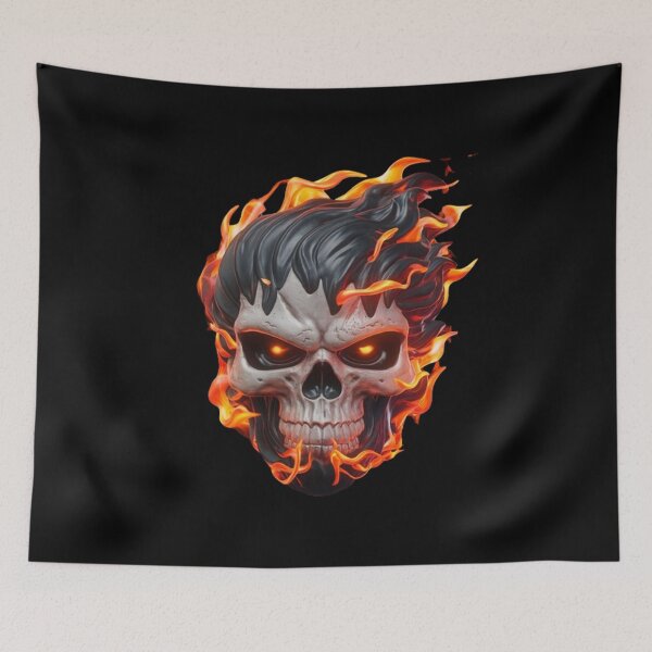 Item preview, SKULL ON FIRE designed and sold by RadekArt.