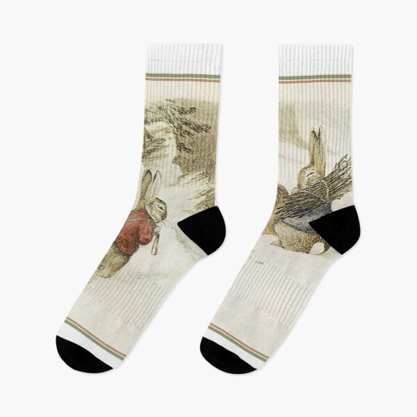 Item preview, Four Rabbits in the snow by Beatrix Potter designed and sold by Vintage Designs +.