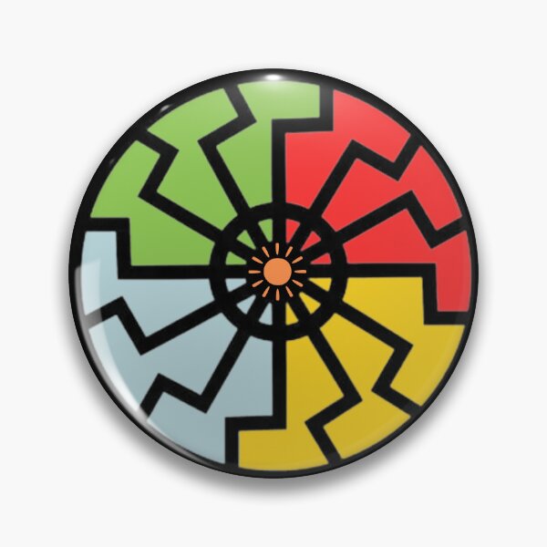 Artikelvorschau, Farbiges Sonnenradsymbol entworfen und verkauft von MelloHDesigns.