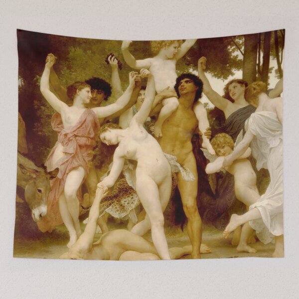 Item preview,  La jeunesse de Bacchus -  William Adolphe Bouguereau  designed and sold by Vintage Designs +.