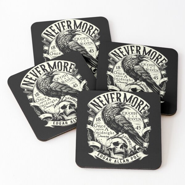 Item preview, Edgar Allan Poe Nevermore Quoth The Raven designed and sold by PoeandCoLit.