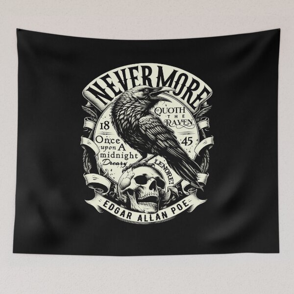 Item preview, Edgar Allan Poe Nevermore Quoth The Raven designed and sold by PoeandCoLit.