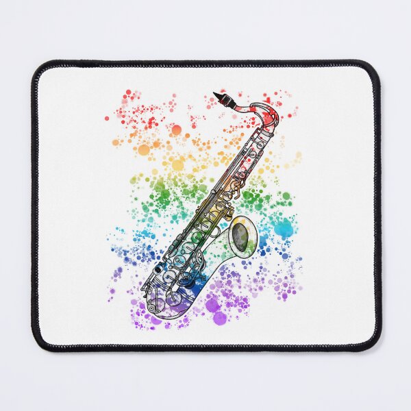 Item preview, Saxophone Rainbow Colours Saxophonist Sax Player Musician designed and sold by doodlerob.