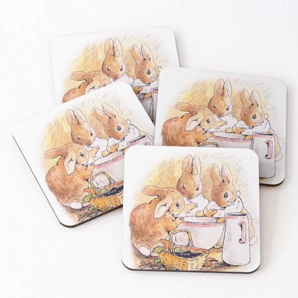 Item preview, Rabbits washing by Beatrix Potter designed and sold by Vintage Designs +.